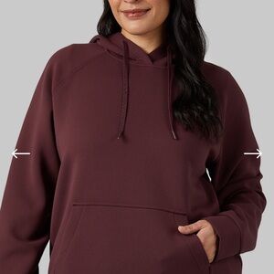 32 Degrees Women's Deep Maroon Hoodie